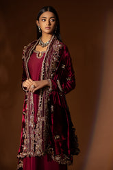 RJK-S-02-22-1 VELVET SHAWL